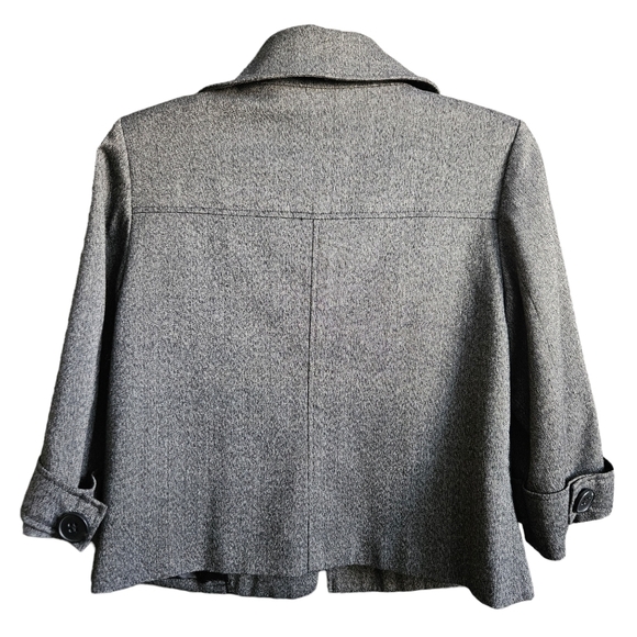 Larry Levine Womens Cropped Two Button Front Sz 12 - Picture 2 of 9